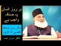 Har Roz Sadaqah Wajib Hai Kese Dein Hadees Dr Israr Ahmad