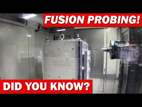 INCREDIBLE Fusion 360 Probing Trick that I did not know!