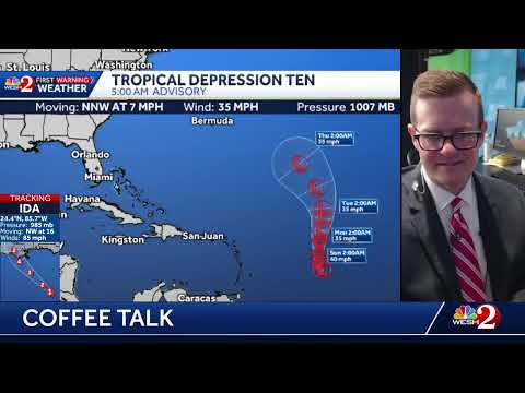 COFFEE TALK: Tracking Hurricane Ida and our local forecast. Join us!