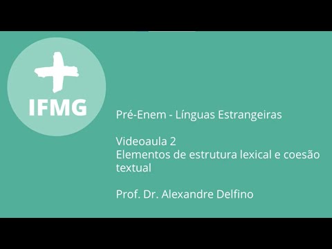 Elementos de estrutura lexical e coesão textual
