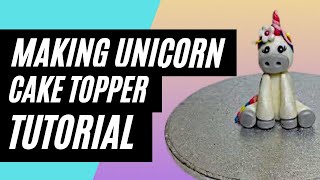 How To Make A Unicorn Cake Topper