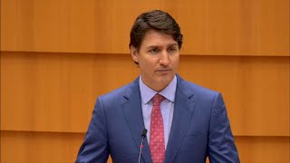 Prime Minister Justin Trudeau addresses European Parliament – March 23, 2022