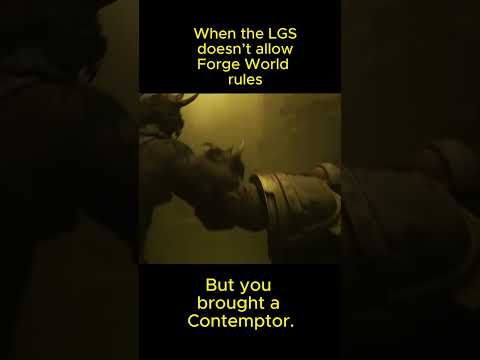 When the LGS Doesn’t Allow Forge World Rules | Warhammer 40k Meme