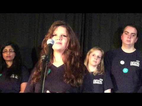 Cancer doctor singing for NHS survival