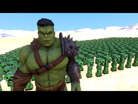 HULK VS CREEPER 😱 - Süper Kahraman Kapışmaları