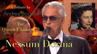 Andrea Bocelli   Nessun Dorma   Queen&#39;s Jubilee Concert 2022