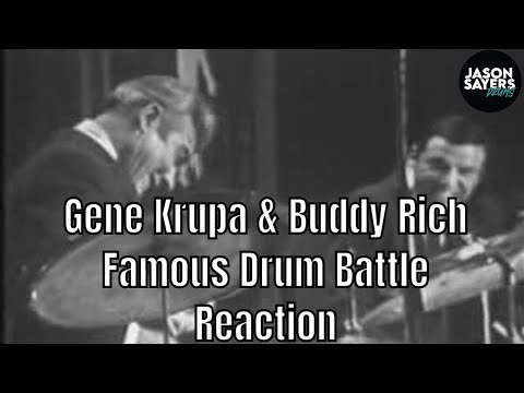 Drummer reacts to Gene Krupa & Buddy Rich Famous Drum Battle