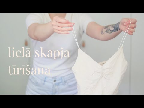 Izšķiroju skapi pēc Marie Kondo metodes | Ko es pārdošu tirdziņā