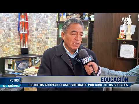 Potosí: Betanzos y Puna adoptan clases virtuales por conflictos sociales