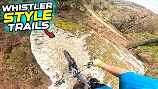 I FOUND GNARLY WHISTLER MOUNTAIN BIKE TRAILS HERE IN THE UK!!