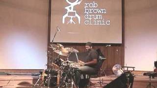 Rob Brown - Drum Clinic - Using A Metronome To Develop Feel