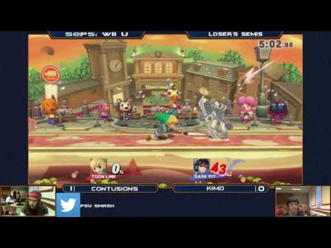 S@PS 35 Wii U Singles - Contusions (Toon Link) vs Kimo (Dark Pit) - Losers Semis