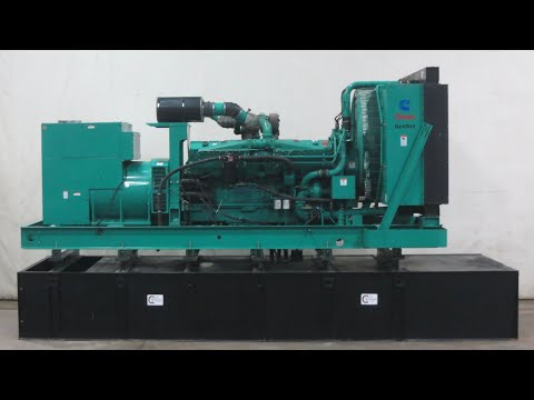 Cummins DFLC 1250 kW diesel generator, KTA50-G3 eng, 826 Hrs, Yr 2001 - CSDG # 4844
