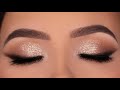 Soft Glitter Eye Makeup For Wedding Party Special Occasion