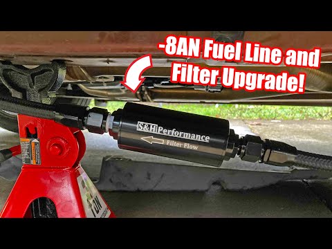 -8AN Fuel Line and Filter Upgrade Install! S&H Performance (05-14 Ford Mustang GT)