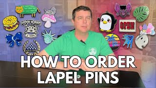 How to Order Custom Lapel Pins | Step-by-Step Guide with The Monterey Company