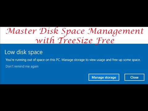 Master Disk Space Management with TreeSize Free
