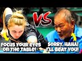 Hill-to-Hill match between Pool Genius vs Kristina Tkach the Billiards Master the Gorgeous Beauty