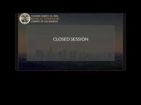 Los Angeles County Board of Supervisors Meeting