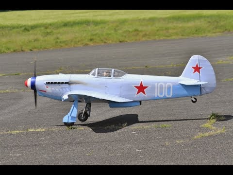 2 X WW2 1:3.2 SCALE YAKOVLEV YAK 3 & YAK 11 RC FIGHTERS DISPLAY - LMA TIBENHAM MODEL SHOW # 2 - 2017