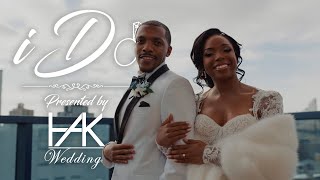 Skybound Love | Ronald & Tanecia Wedding Highlight | Vista Penthouse Ballroom, NY | HAK Weddings