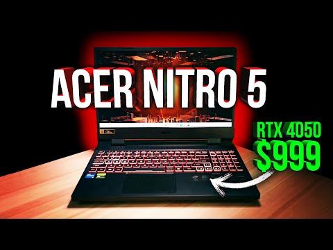 video - Acer Nitro 5, i7-13620H, RTX 4060, 16 GB DDR5, 512 GB SSD, FHD 144 hz 70% sRGB 260 nits