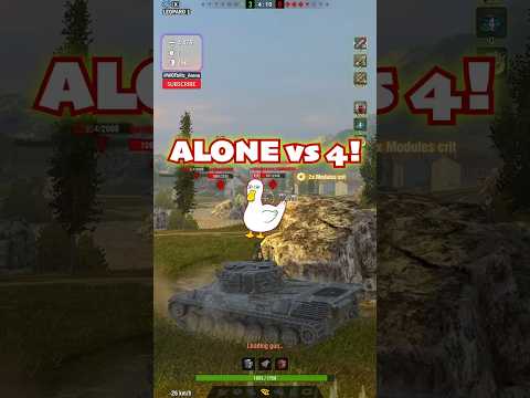 LEOPARD 1 CLUTCHES 1vs4 — Unbelievable Comeback! 🔥 | World of Tanks Blitz Replays
