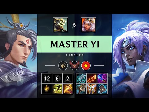 Master Yi Jungle vs Qiyana - VN Grandmaster Patch 25.12