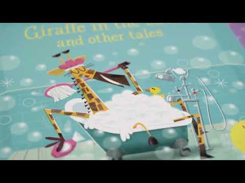 Книжка з диском Giraffe in the Bath and Other Tales with Audio CD video 1