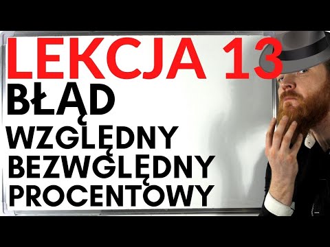 ABSOLUTE RELATIVE ERROR PERCENTAGE LESSONS WITH FSOR #13