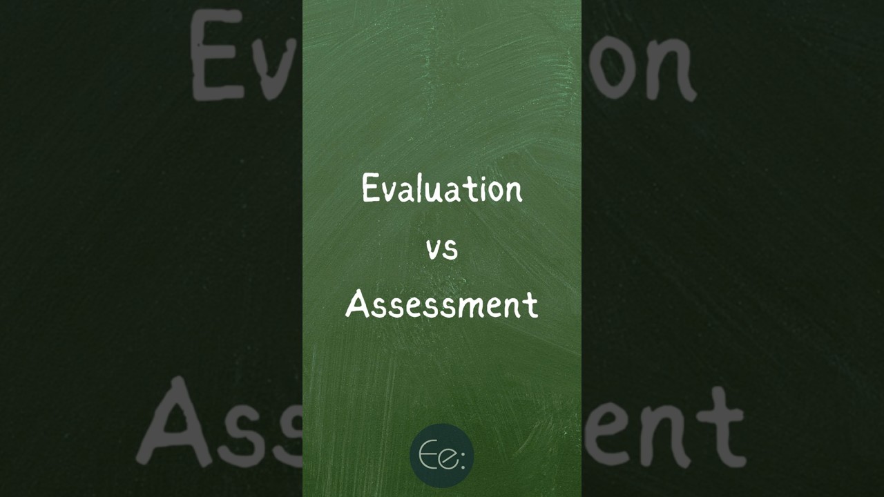 Evaluation vs Assessment 🧐 What’s the Difference? English Explained #words #difference #esl #meaning