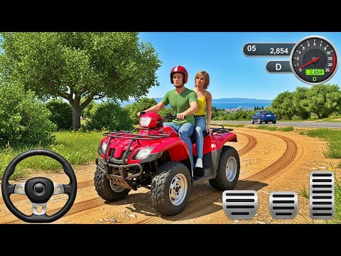 ATV Taxi Drive Simulator 2021 - Mountain Bike Driving - Android GamePlay Ep1