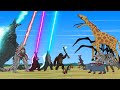 TEAM GODZILLA KONG Vs Unnatural Habitat Animals MONSTERS If Boundary Changes FUNNY CARTOON