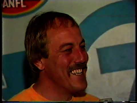 SANFL 1986 Elimination Final - Norwood v Woodville (SEVEN's Big League) - Interviews.
