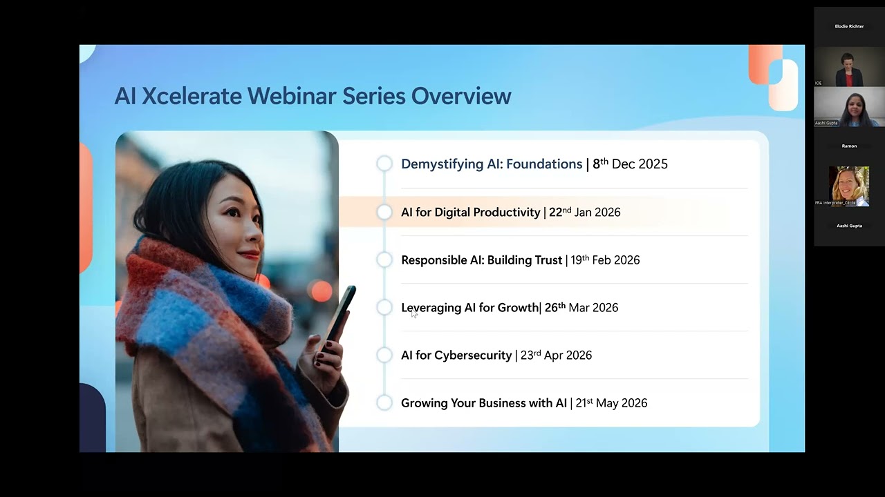 [AI XCELERATE WEBINAR] Artificial Intelligence and the Future of Work: Digital Transformation