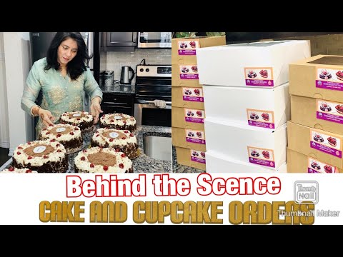 Eid Special Cake and Cupcakes (BEHIND THE SCENES)