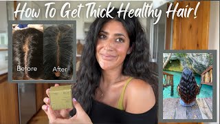 How To Get Thick Healthy Hair/ Reverse Hair Loss
