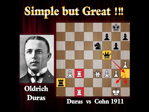 Simple but Great Chess !!! | Duras vs Cohn 1911