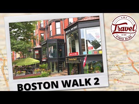 Beacon Hill and Back Bay - walking tour of Boston - part 2