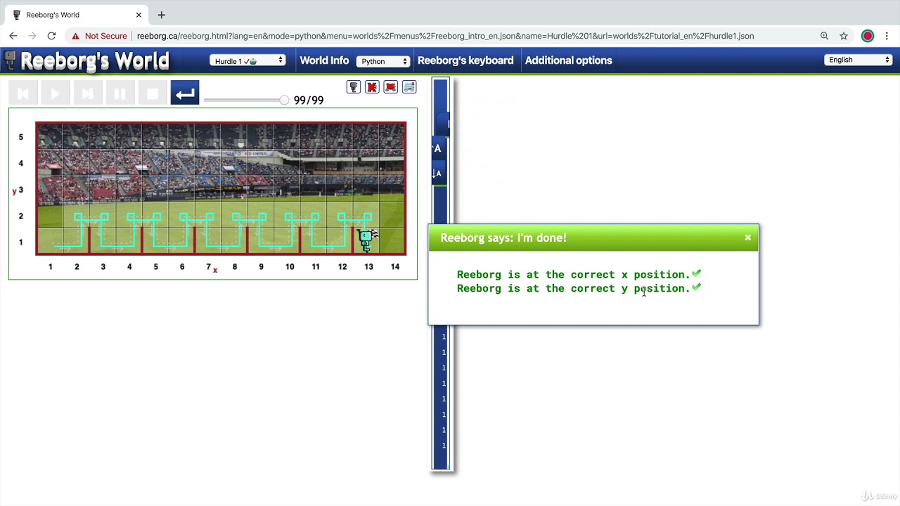 The Hurdles Loop Challenge | 100 Days of Code: The Complete Python Pro Bootcamp for 2022