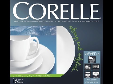 UNBOXING: Corelle Livingware Winter Frost White...