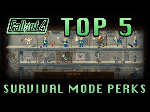 Fallout 4 | TOP 5 Perks For Survival Mode! (Top 5 Perk List)