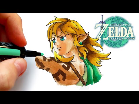 Comment dessiner Link ! (Zelda TOTK)