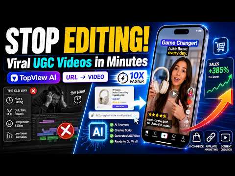 Stop Editing! Create Viral UGC Videos in Minutes with TopView AI 🚀