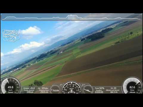 Parrot Disco Highspeed Turns 091016 GPS