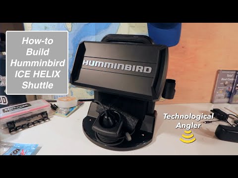 Humminbird ICE HELIX Shuttle assembly \\ Ice Fishing \\ The Technological Angler
