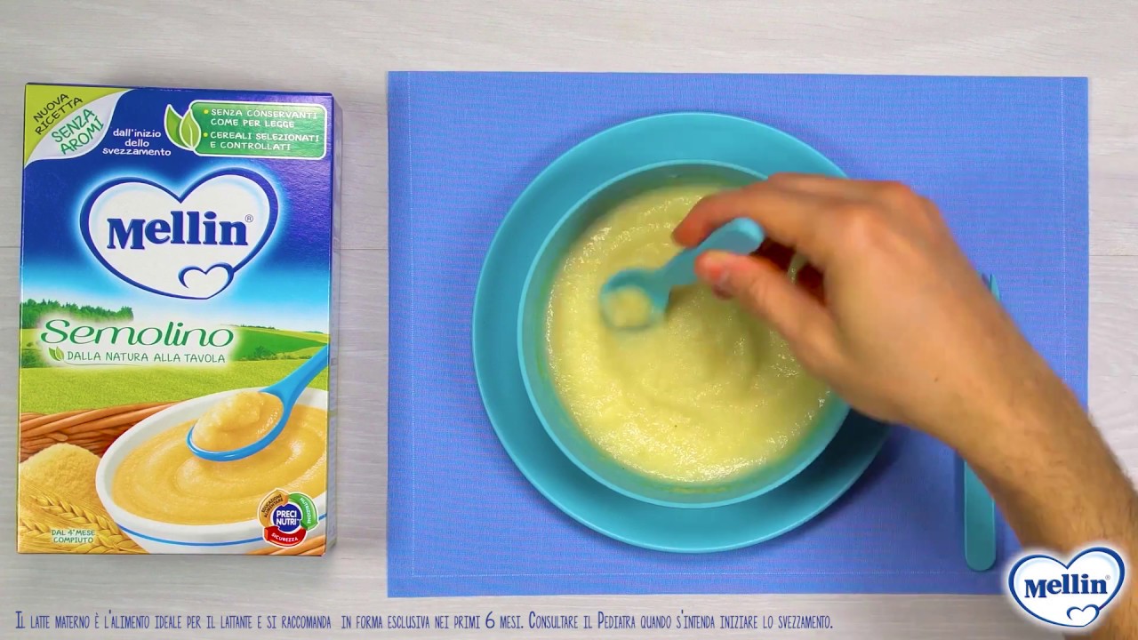 Watch Now Ricetta Mellin con Semolino e omogeneizzato Vitello Ricetta Mellin con Semolino e omogeneizzato Vitello