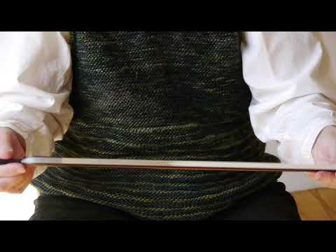 Alison Crum  – Bowing: checking the hair tension on the bow.