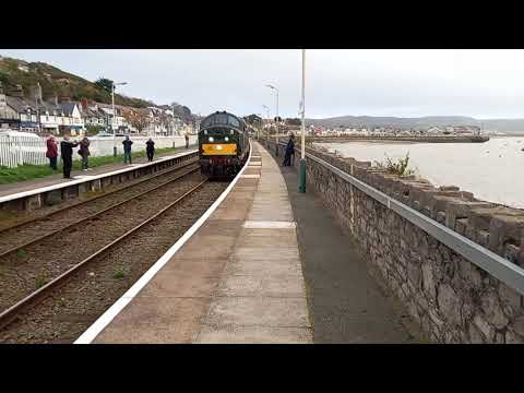 37667 departs deganwy with a nice 2 tone working light engine llaundudno junction to Llandudno