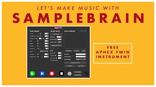 Video thumbnail for Let's Make A Beat With Samplebrain by wowflower
